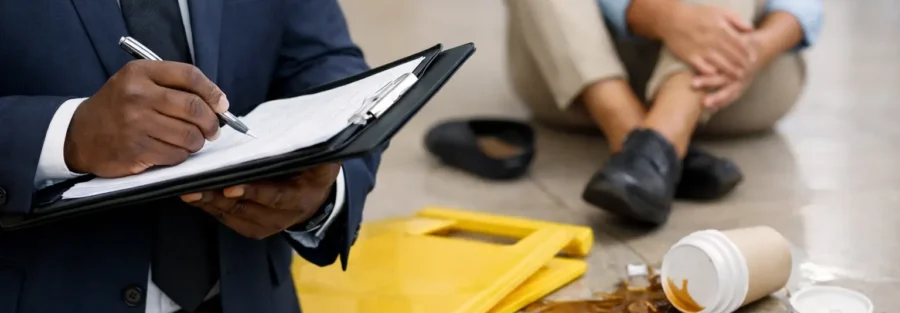 Slip and Fall Report: What to Do Before You Leave
